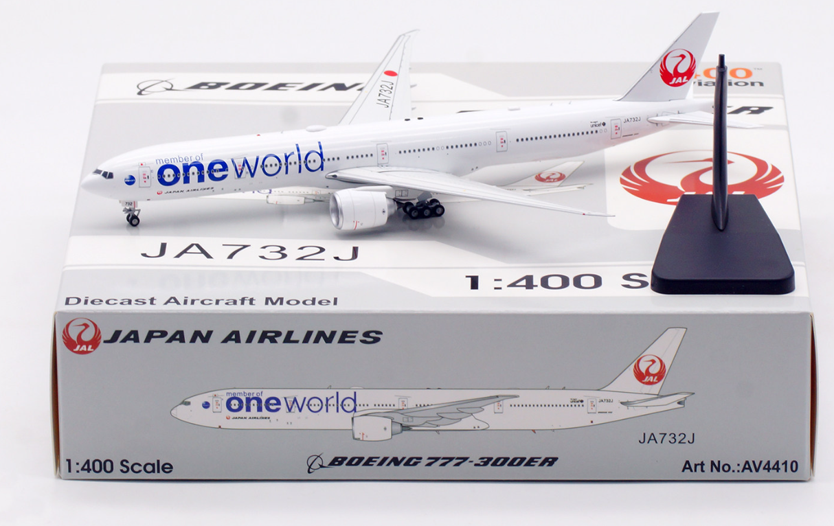AV4410 | Aviation 400 | Boeing 777‑300ER Japan Air Lines JA732J Oneworld
