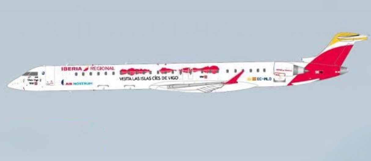 LH4402 | JC Wings 1:400 | Bombardier CRJ‑1000 Iberia Regional EC-MLO | is due June 2026
