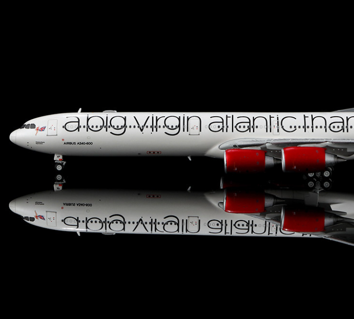 YY34622 | YY Wings 1:400 | Airbus A340‑600 Virgin Atlantic G-VNAP A Big Virgin Atlantic Thank You