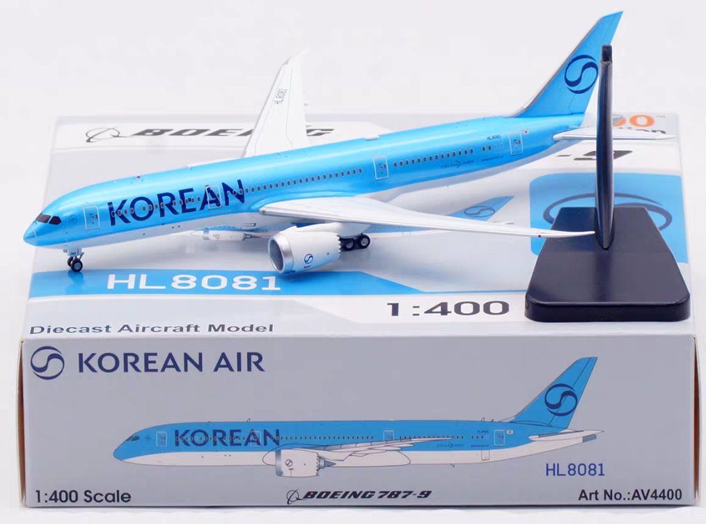 AV4400 | Aviation 400 | Boeing 787-9 Dreamliner Korean Air HL8081 2025 livery