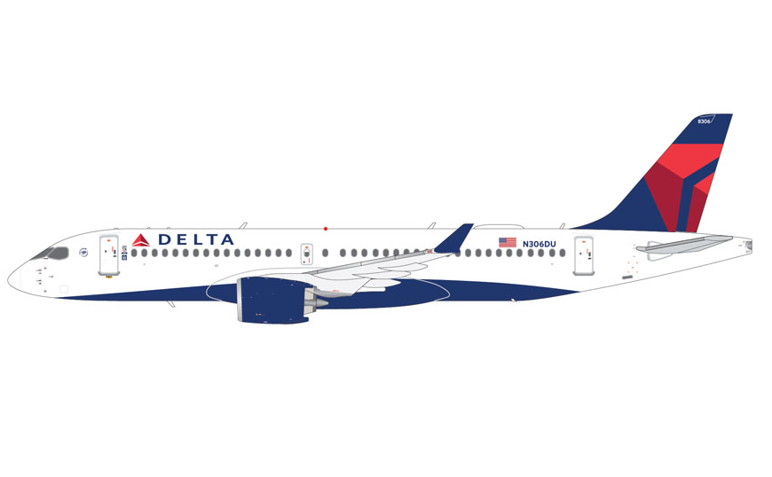 G2DAL1421 | Gemini Jets 1:200 | Airbus A220-300 Delta Airlines N306DU