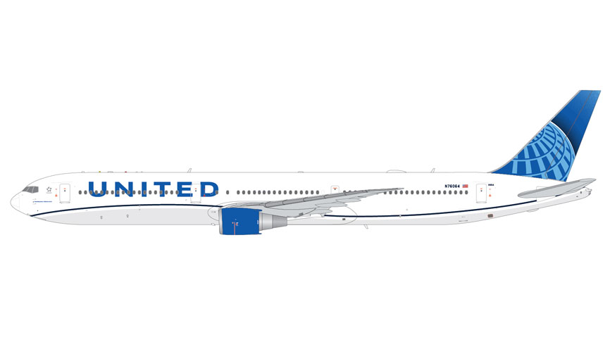 G2UAL1445 | Gemini Jets 1:200 | Boeing 767-400ER United Airlines N76064