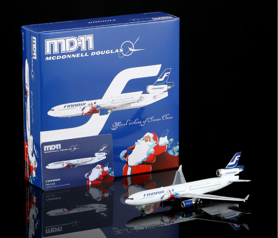 M101502 | HX Models 1:400 | McDonnell Douglas MD‑11 Finnair OH-LGB Santa Claus | is due July 2026