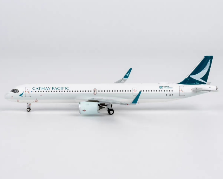 NG13166 | NG Models 1:400 | Airbus A321neo Cathay Pacific B-HPE ("80 Years Together" sticker)