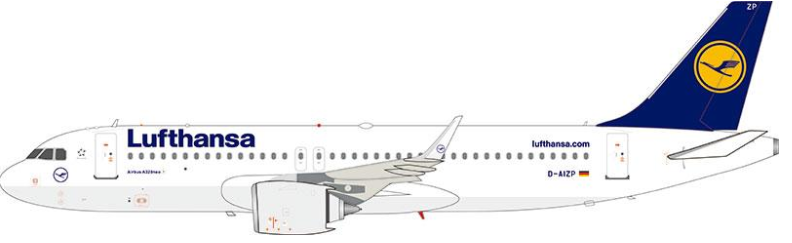 AV4462 | Aviation 400 | A320-214 D-AIZP Lufthansa Airbus D-AIZP | is due August 2026
