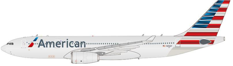 AV4480 | Aviation 400 | Airbus A330-243 N292AY American Airlines NEW MOULD | is due August 2026