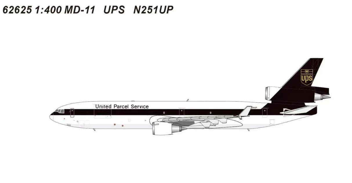 PM62625 | Panda Models 1:400 | McDonnell Douglas MD‑11 United Parcel Service N251UP | is due August 2026