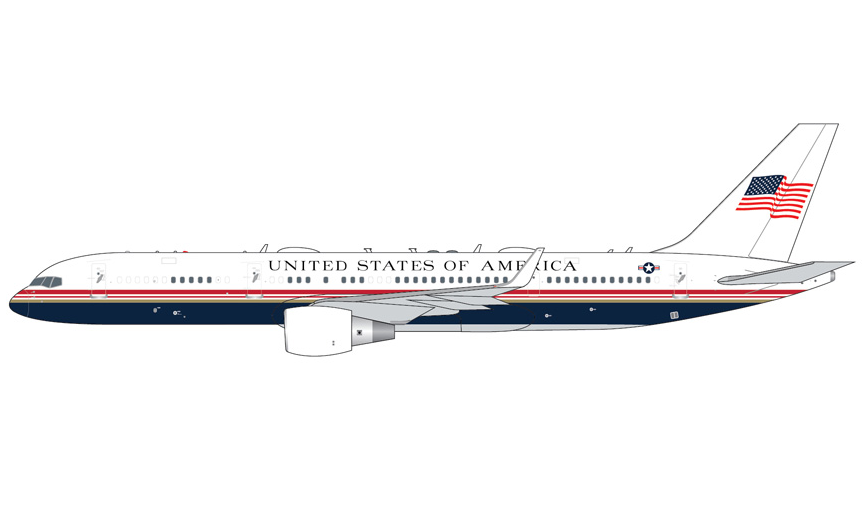 GJAFO2434 | GeminiJets 1:400 | Boeing 757-200 (C-32A) USAF 99-0003 | is due August 2026