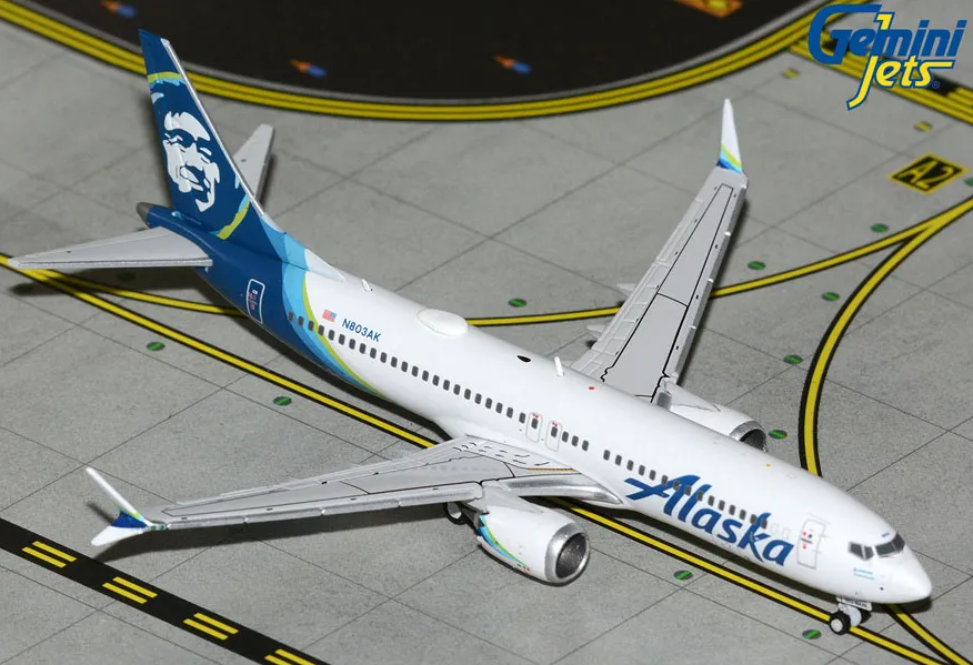GJASA2392 | GeminiJets 1:400 | Boeing 737 MAX 8 Alaska Airlines N803AK