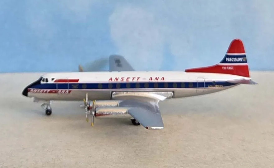 AC411538 | Aero Classics 1:400 | Vickers Viscount 800 Ansett Australia VH-RMG | is due August 2026