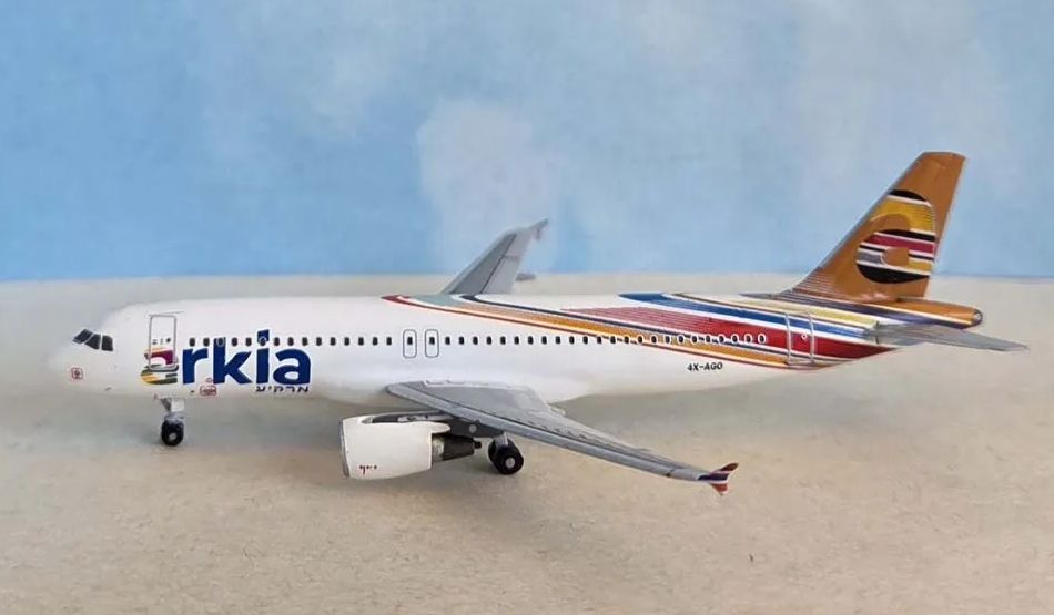 AC411542 | Aero Classics 1:400 | Airbus A320‑200 Arkia Israel Airlines 4X-AGO | is due August 2026
