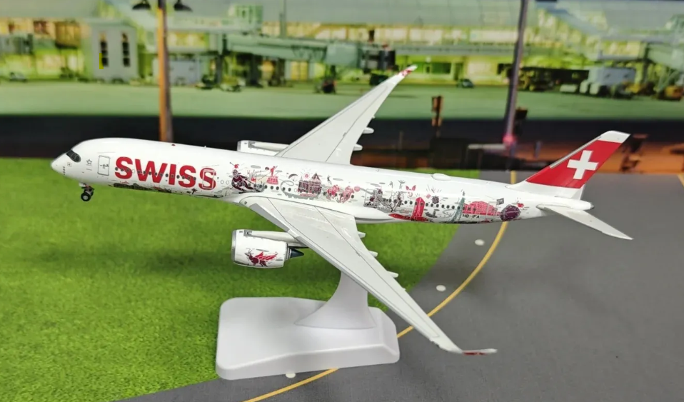 AV4324 | Aviation 400 1:400 | HB-IFA Swiss Airbus A350-941 detachable gear | is due May 2025