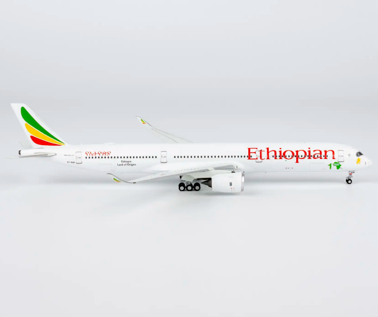 NG57036 | NG Models 1:400 | Airbus A350‑1000 Ethiopian Airlines ET-BAW ("1st A350-1000 in Africa" sticker)