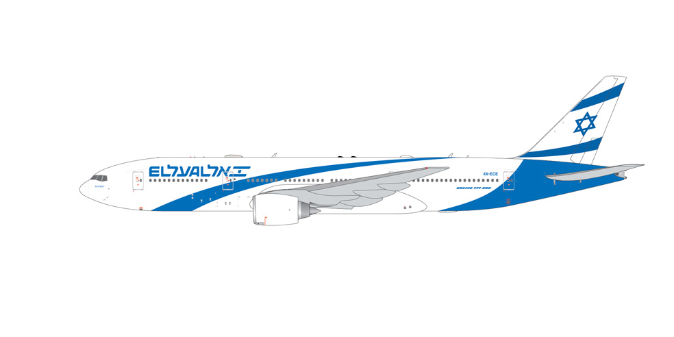GJELY2425 | GeminiJets 1:400 | Boeing 777-200ER El Al Airlines 4X-ECE | is due September 2026