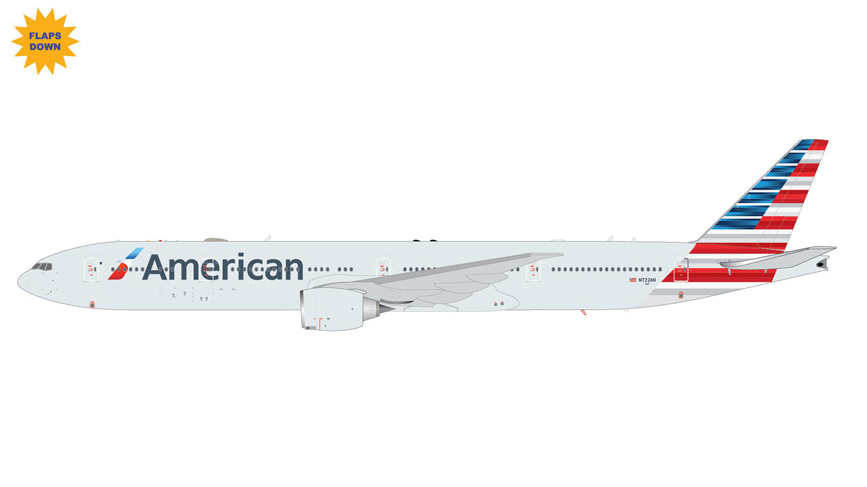 G2AAL1415F | Gemini200 | Boeing 777-300ER American Airlines N722AN Flaps/Slats Extended | is due September 2026