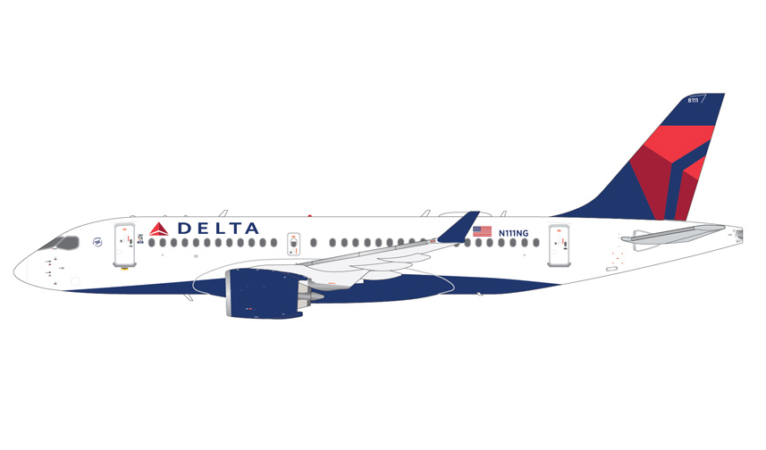 G2DAL1420 | Gemini200 | Airbus A220-100 Delta Air Lines N111NG | is due September 2026