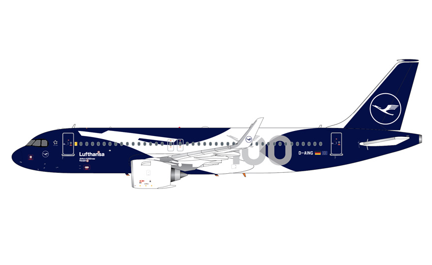 G2DLH1515 | Gemini200 | Airbus A320neo Lufthansa D-AING 100 / Centennial | is due September 2026