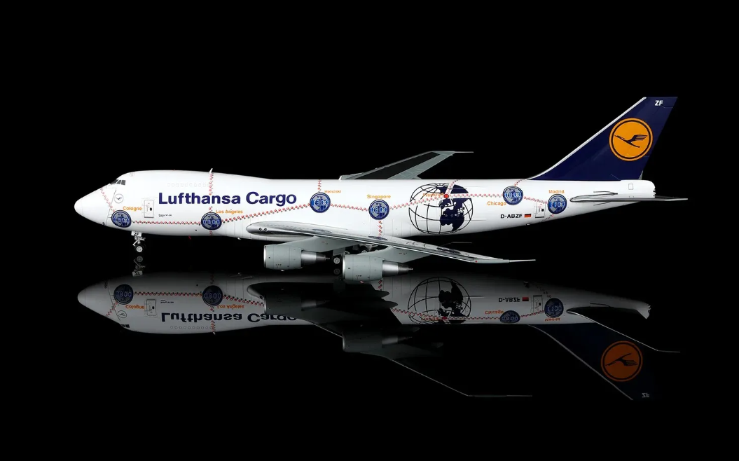 L2186 | SQ Wings 1:200 | Boeing 747-200 Lufthansa Cargo D-ABZF "Service Revolution"