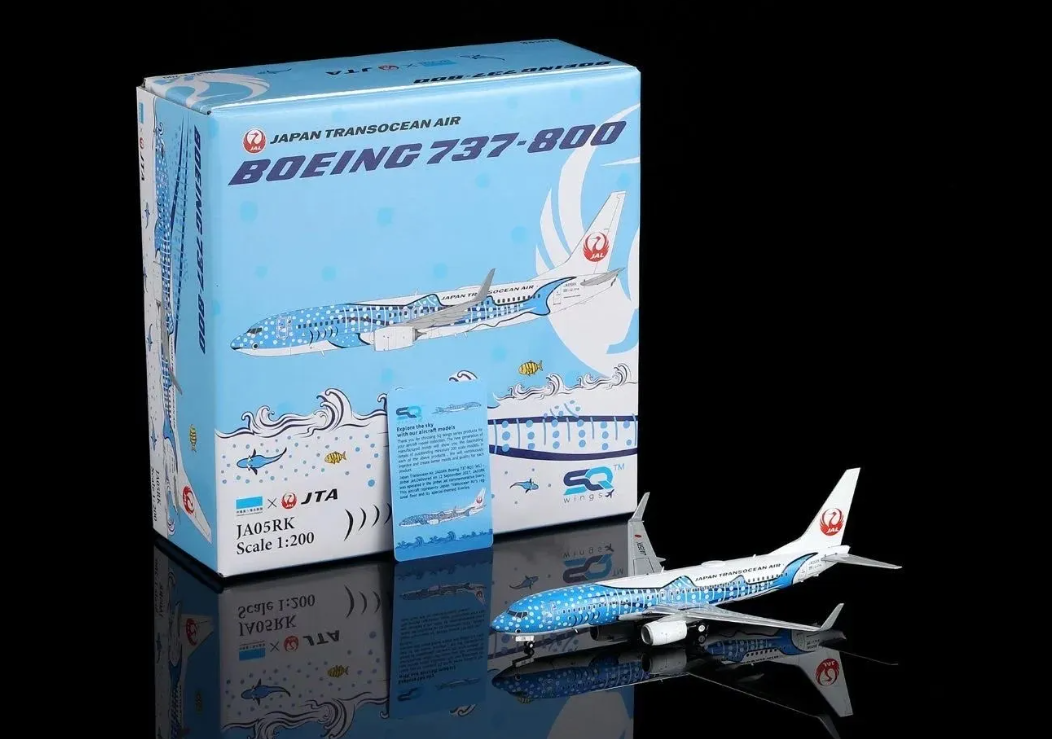 L2348 | SQ Wings 1:200 | Boeing 737-800 Japan Transocean Air JA05RK "Jinbei Jet" | is due July 2026