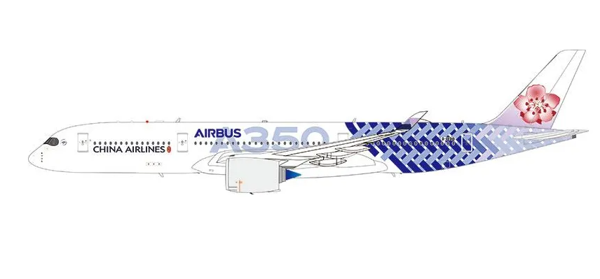 AV4435 | Aviation 400 | Airbus A350‑900 China Airlines B-18918 Hybrid - Airbus Carbon Fibre |