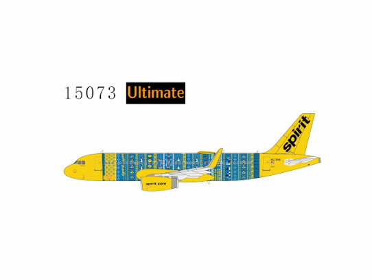 NG15073 | NG Models 1:400 | Airbus A320-200 Spirit Airlines N628NK (Winter Sweater Livery; Luxurious packaging) (with stand) | is due September 2026