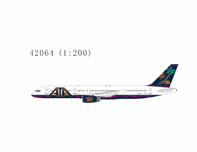 NG42064 | NG Models 1:200 | Boeing 757-200 American Trans Air - ATA Airlines N517AT (holiday livery) (with stand) | is due September 2026