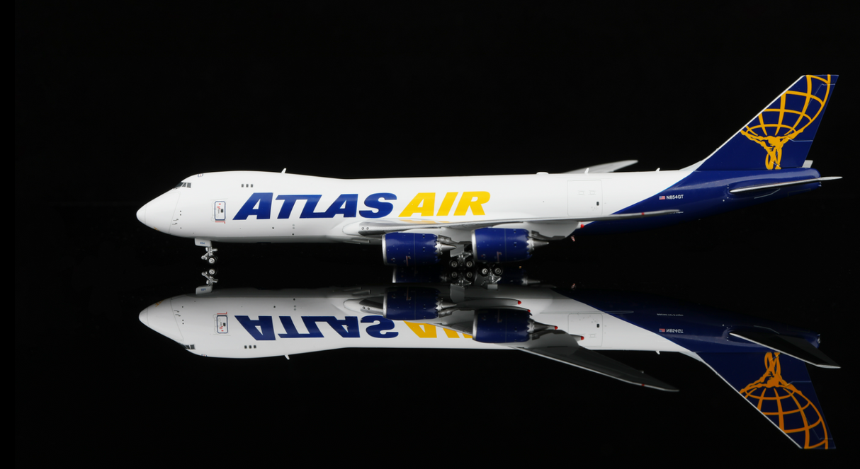 B632203C | HX Models 1:400 | Boeing B747-8F Atlas Air N854GT Flaps-Down Version | is due July 2025