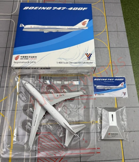 YY74409D | YY Wings 1:400 | Boeing 747-400F Air China Interactive B-2476 | is due October 2025