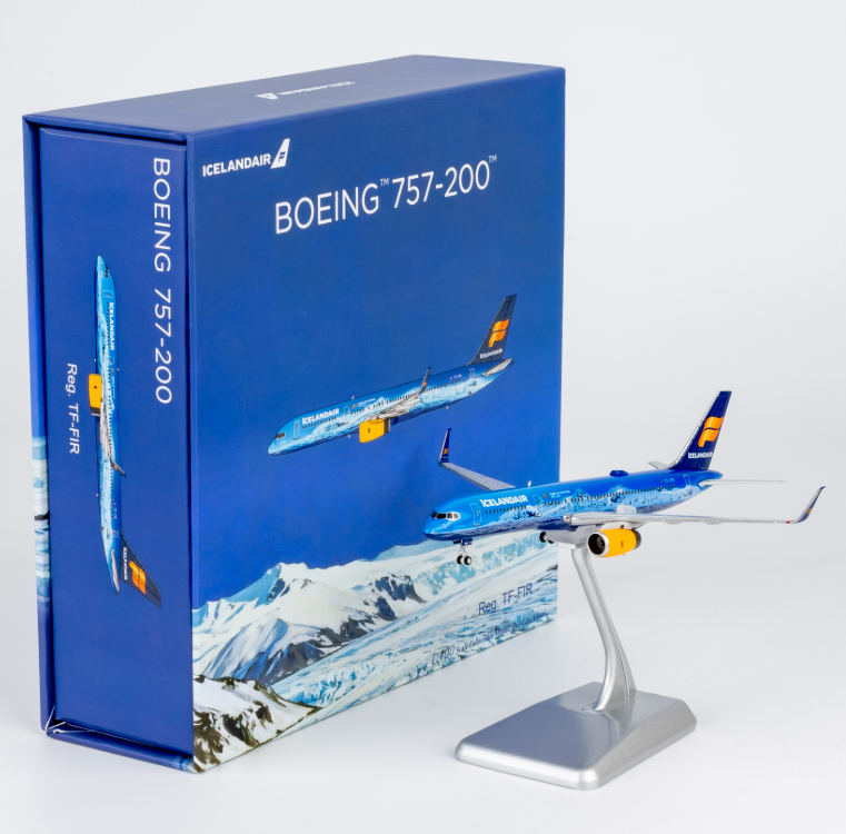 NG53212 | NG Models 1:400 | Boeing 757‑200 w/ Winglets Icelandair TF-FIR Luxurious Packaging | is due October 2026 (Restock)