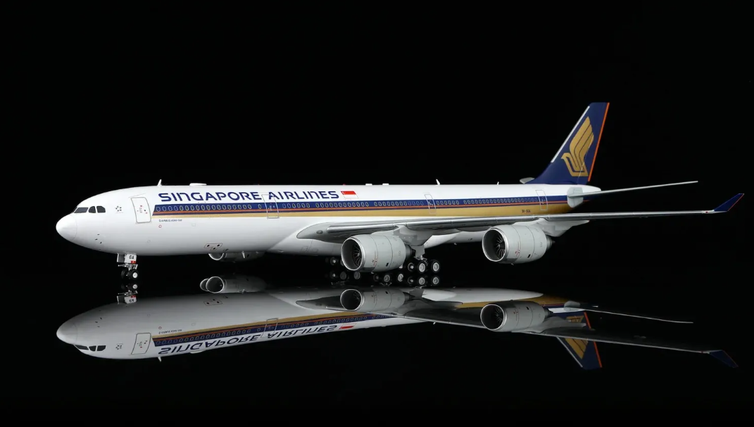 L2174 | SQ Wings 1:200 | Airbus 340-500 Singapore Airlines 9V-SGA (with stand)