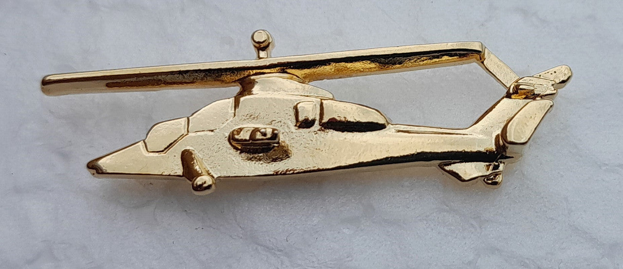 CL105 | Clivedon Collection Pin Badges | Eurocopter Tiger 22ct Gold plated pin badge