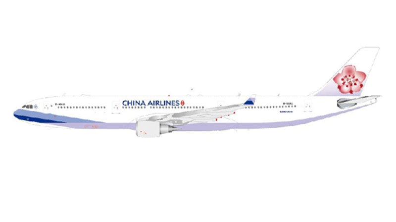 XX2965 | JC Wings 1:200 | Airbus A330-300 China Airlines B-18353 (with stand)