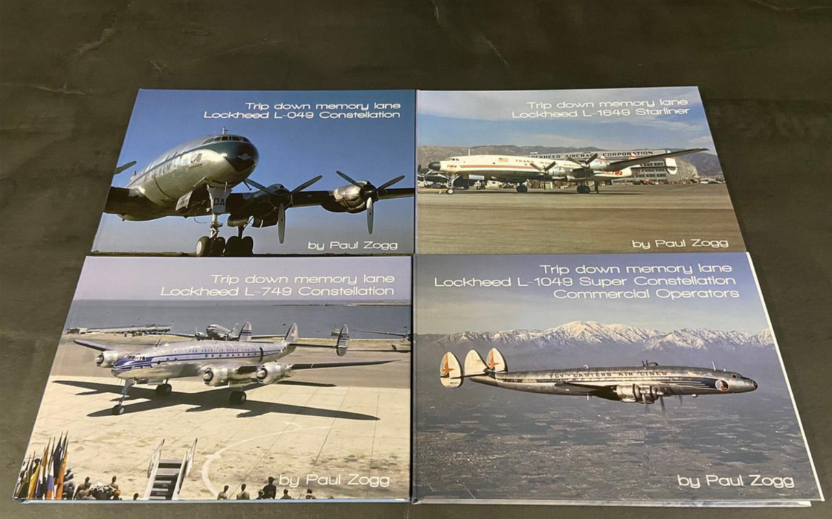 TRML01 | Zoggavia | Trip Down Memory Lane | Lockheed Constellation Collection 4 books by Paul Zogg