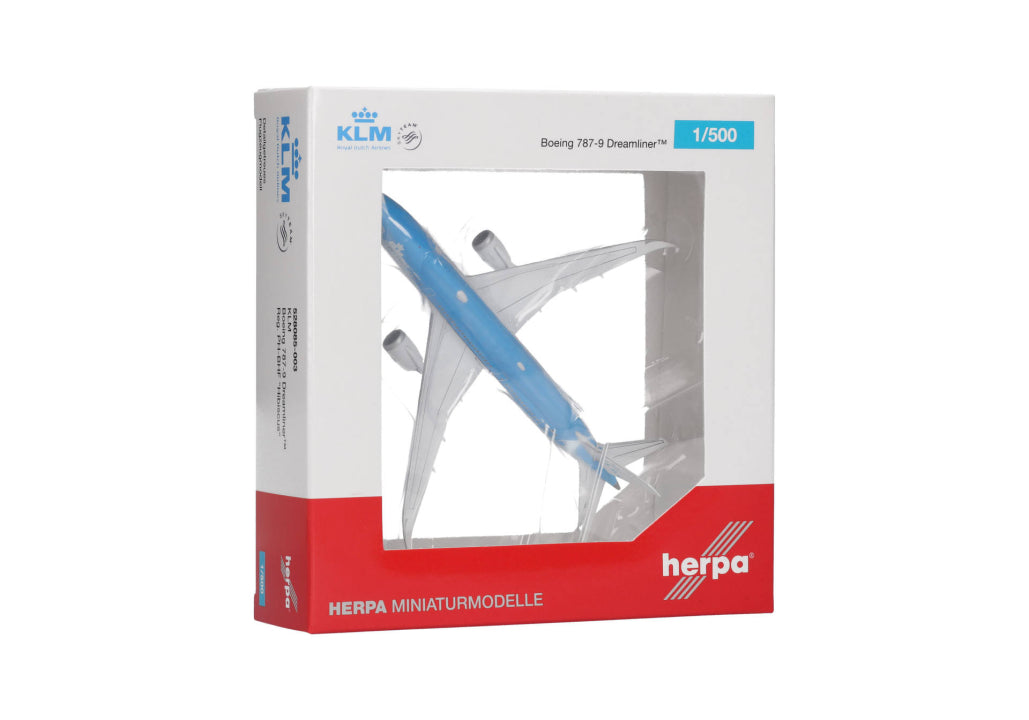 528085-003 | Herpa Wings 1:500 | Boeing 787-9 KLM PH-BHF 'Hibiscus'