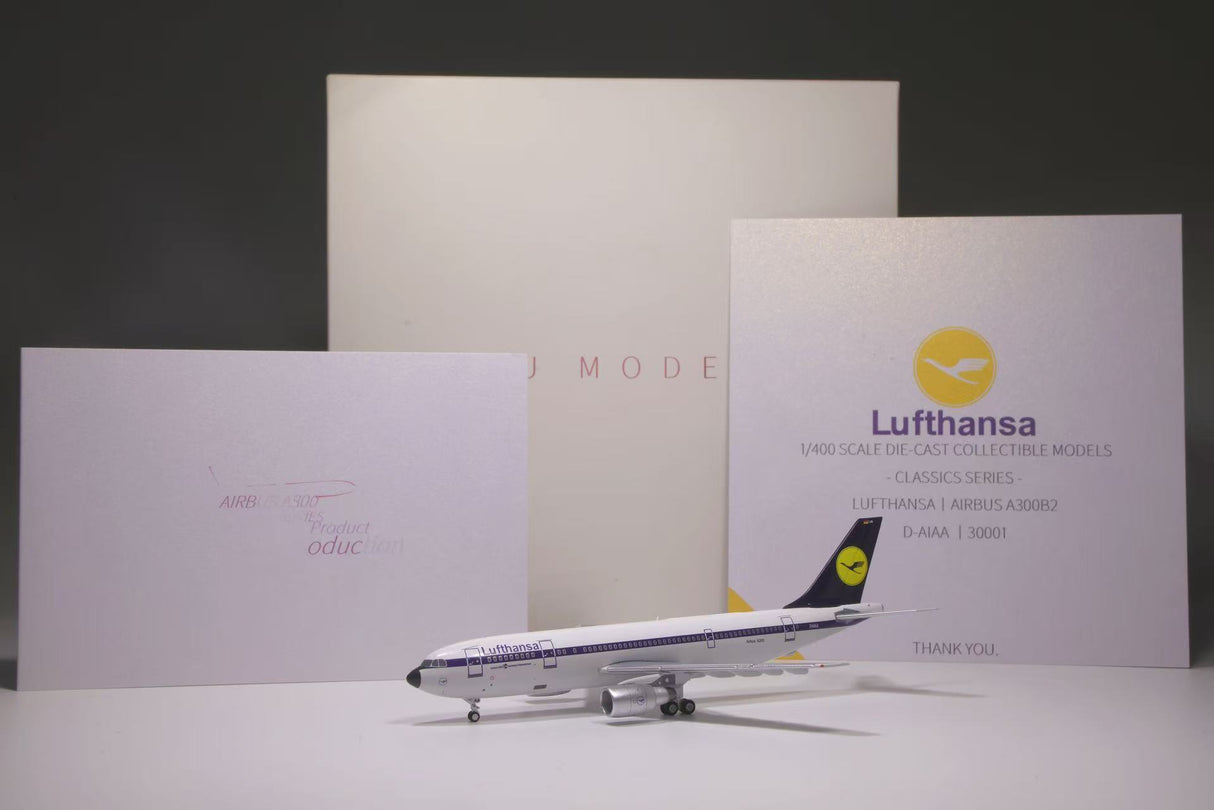 30001 | Yu ModeL 1:400 | Airbus A300B2 Lufthansa D-AIAA