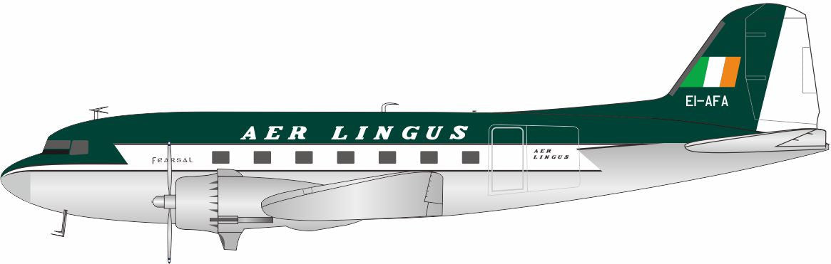 IFDC3EI0224 | InFlight200 1:200 | Douglas DC-3 Aer Lingus EI-AFA (with stand) | was due April 2024