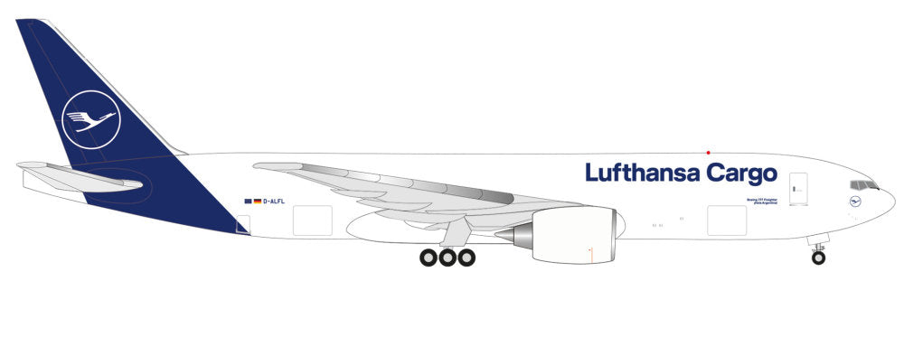 533188 | Herpa Wings 1:500 | Boeing 777F Lufthansa Cargo D-ALFL Hola Argentina!