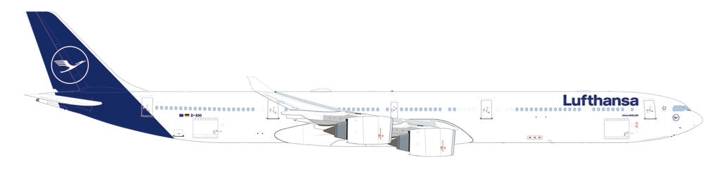 534192-001 | Herpa Wings 1:500 | Airbus A340-600 Lufthansa D-AIHI | is due July 2025