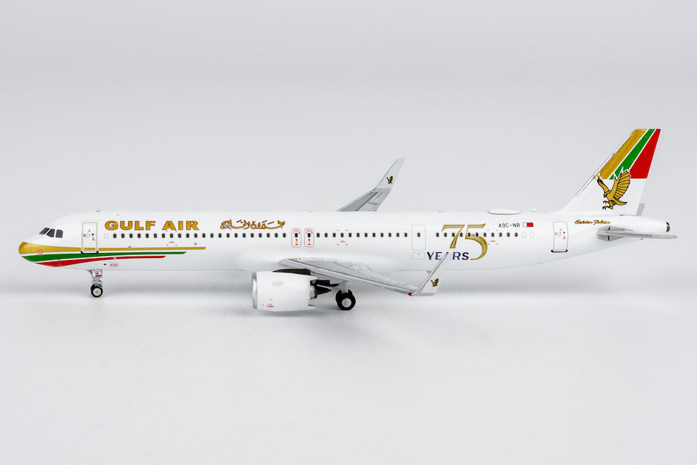 NG13145 | NG Models 1:400 | Airbus A321neo Gulf Air A9C-NB (75th Anniversary livery)