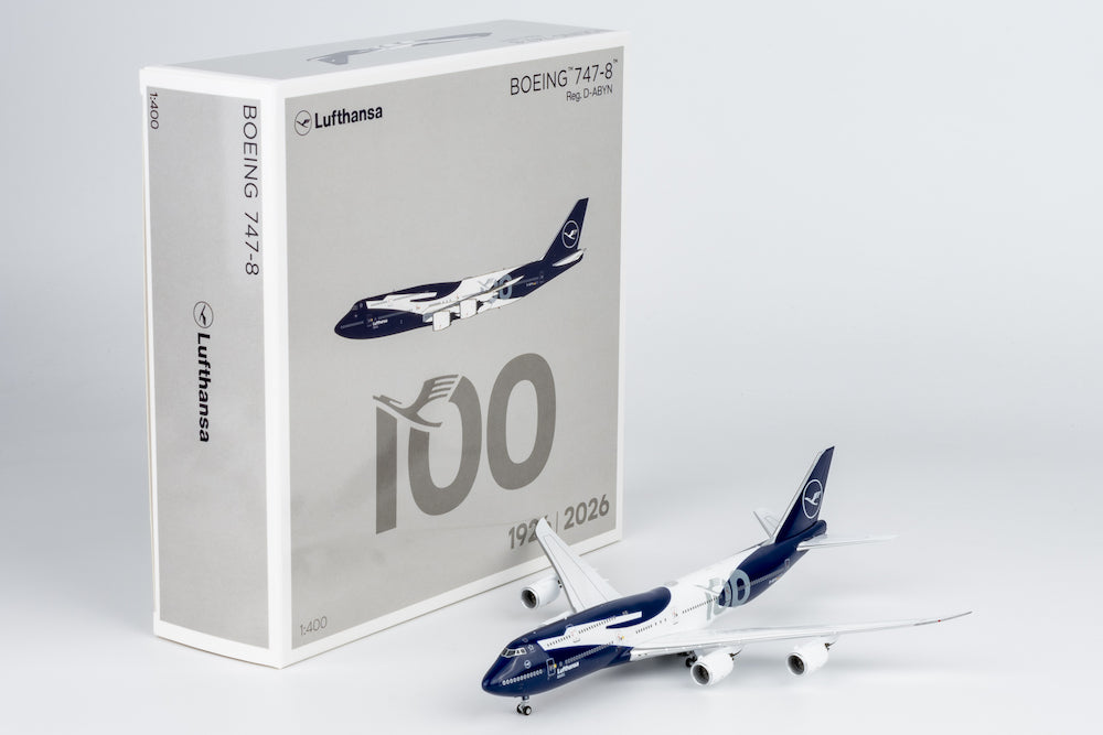 NG78046 | NG Models 1:400 | Boeing 747-8i Lufthansa D-ABYN 100 Years Anniversary