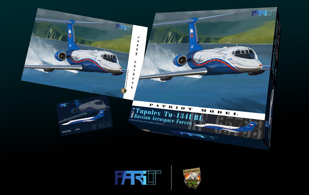 PT-200-009 | Patriot Models 1:400 | Tupolev Tu134UBL Russian Aerospace Forces 31 RF-65733 | is due May 2025