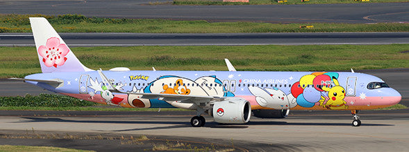 SA4013 | JC Wings 1:400 | Airbus A321NEO China Airlines Pikachu Jet CI Reg: B-18101