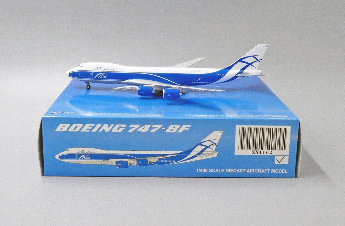 XX4163 | JC Wings 1:400 | Air Bridge Cargo Boeing 747-8F Pharma Title Reg: VP-BBL