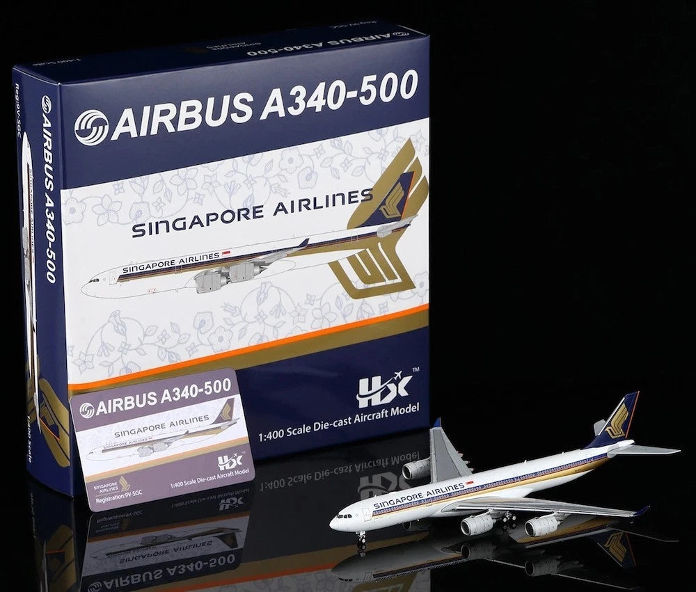 A530103 | HX Models 1:400 | Airbus A340-500 Singapore Airlines 9V-SGC