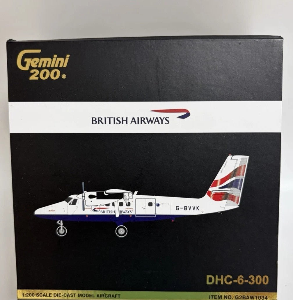 G2BAW1034 | Gemini200 1:200 | De Havilland Canada DHC-6 Twin Otter British Airways G-BVVK