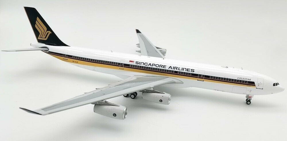 WB-A340-3-005 | WB Models 1:200 | Airbus A340-313 Singapore Airlines 9V-SJG (with stand)