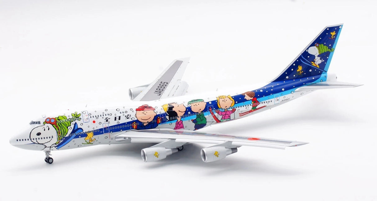 L2020FD | SQ Wings 1:200 | All Nippon Airways B747-400D JA8965 Snoopy Flaps Down