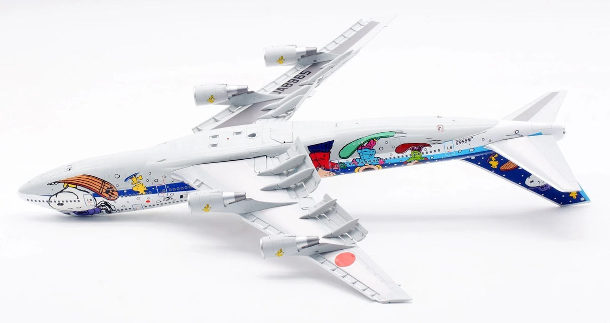 L2020FD | SQ Wings 1:200 | All Nippon Airways B747-400D JA8965 Snoopy Flaps Down
