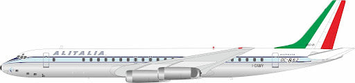 IF862AZ0725P | InFlight200 1:200 | McDonnell Douglas DC-8-62H Alitalia I -DIWY Polished With Stand | is due August 2025