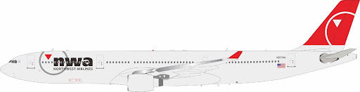 B-333-807 | Blue Box 1:200 | Airbus A330-323 Northwest Airlines N807NW with stand